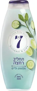 נקה 7 תחליב רחצה בניחוח מלפפון וליים 750 מ"ל
