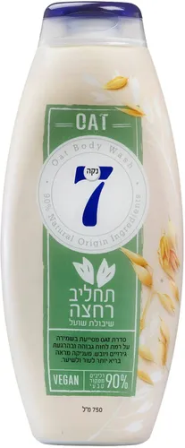 נקה 7 תחליב רחצה שיבולת שועל 750 מ