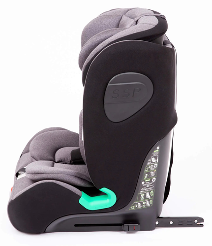 כיסא בטיחות ובוסטר לרכב i-Max R129 עם חיבור איזופיקס ומצבי שכיבה ישיבה - אפור