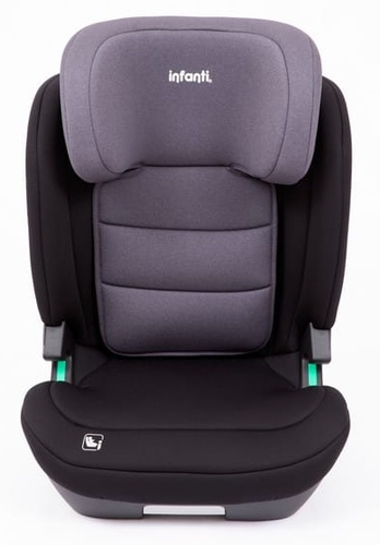 כיסא בטיחות ובוסטר לרכב i-Max R129 עם חיבור איזופיקס ומצבי שכיבה ישיבה - אפור