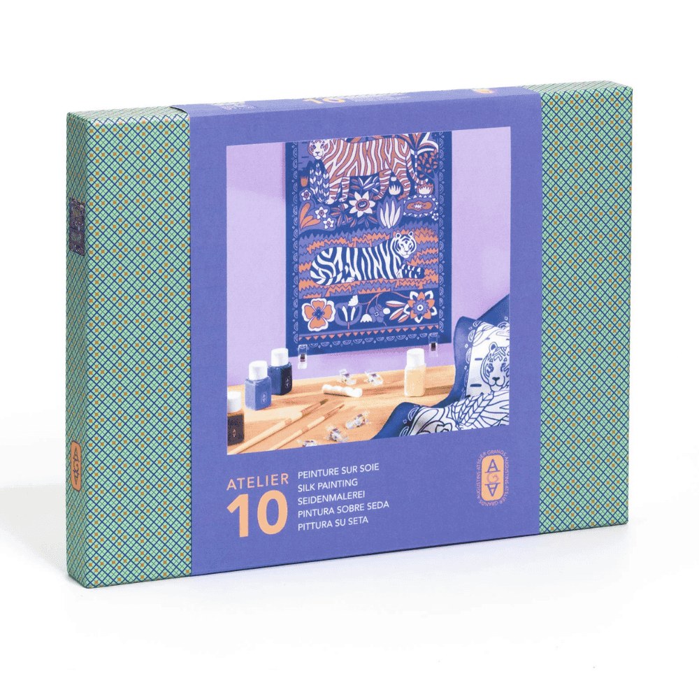 סדנת אמן 10 ציור על משי - DJECO