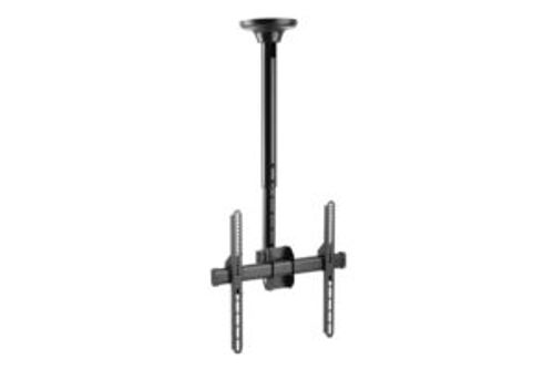 מתקן תקרתי טלסקופי למסכים בגודל 32″ עד 55″