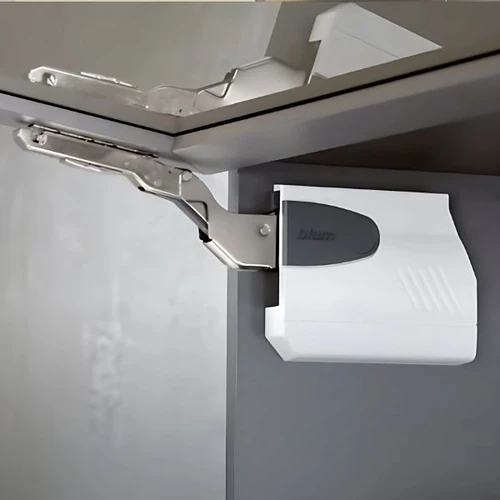 מנגנון קלפה למטבח בלום 25, טריקה שקטה BLUM HK AVENTOS (לבן / אפור)