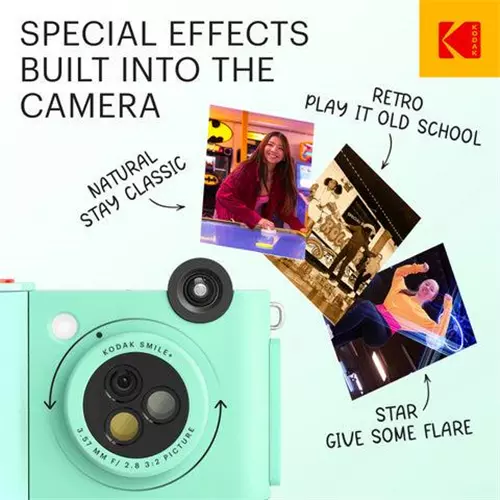 KODAK מצלמת אינסטנט מדגם Smile Plus