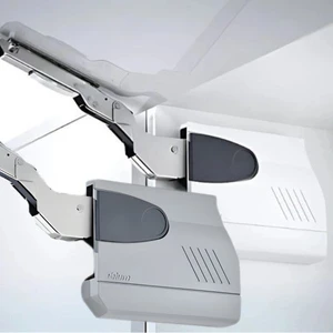 מנגנון קלפה למטבח בלום 29, טריקה שקטה BLUM HK AVENTOS (לבן / אפור)