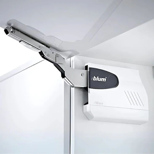 מנגנון קלפה למטבח בלום 29, טריקה שקטה BLUM HK AVENTOS (לבן / אפור)