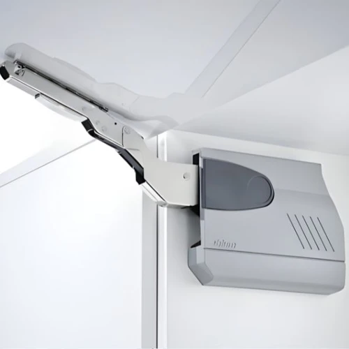מנגנון קלפה למטבח בלום 29, טריקה שקטה BLUM HK AVENTOS (לבן / אפור)