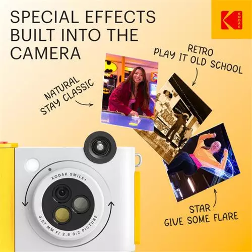 KODAK מצלמת אינסטנט מדגם Smile Plus