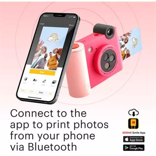 KODAK מצלמת אינסטנט מדגם Smile Plus