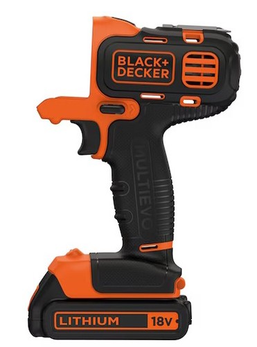 גוף ומקדחה Black+Decker Multievo MT218K-QW 18V