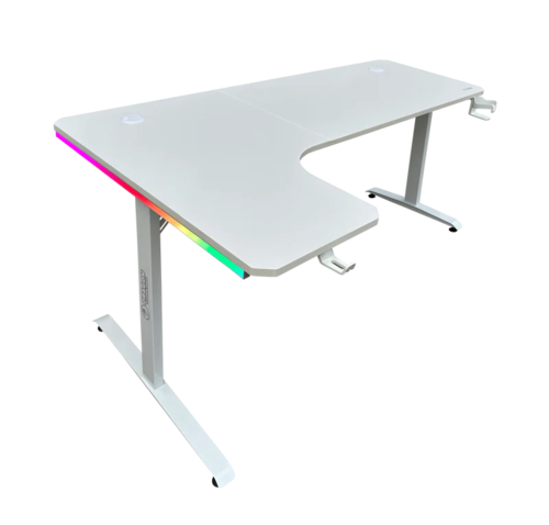 שולחן גיימינג פינתי DRAGON TL RGB מבט כולל