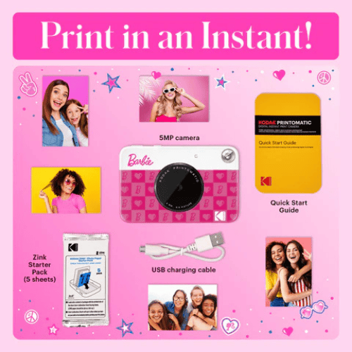 מצלמת אינסטנט קודאק ברבי Kodak Barbie