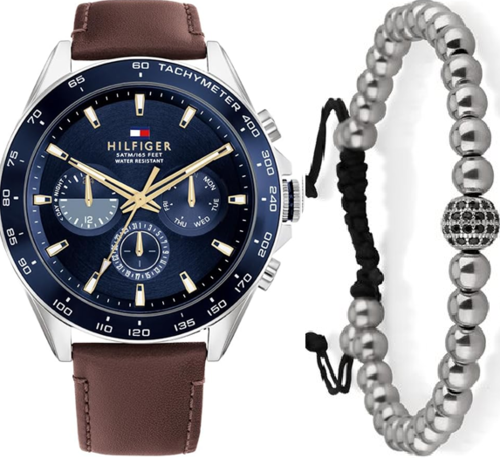 טומי הילפיגר גברים Tommy Hilfiger 1791965 סט צמיד מתנה 