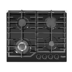 כיריים גז Graetz GRH-8590-B זכוכית שחורה