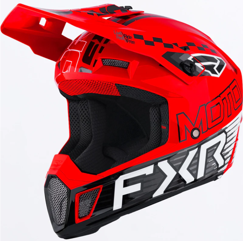 קסדת שטח אפ אקס אר קלאץ FXR CLUTCH אדום\שחור