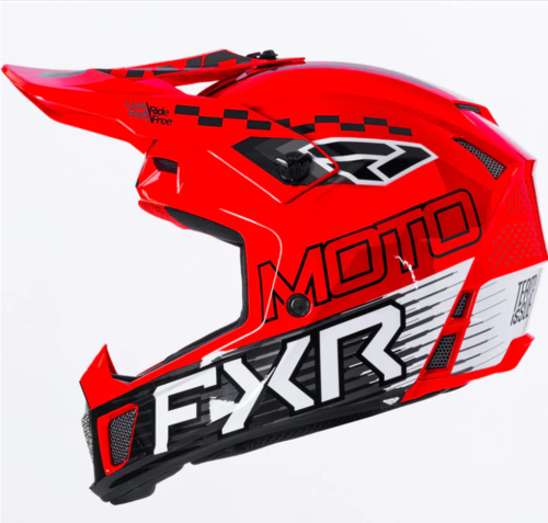 קסדת שטח אפ אקס אר קלאץ FXR CLUTCH אדום\שחור