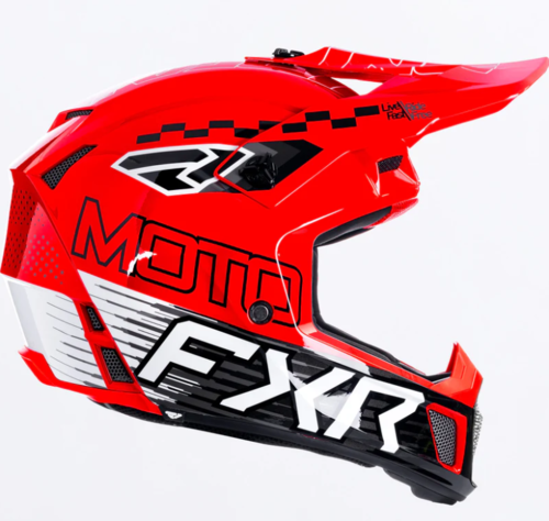 קסדת שטח אפ אקס אר קלאץ FXR CLUTCH אדום\שחור