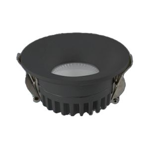 שקוע לד עגול מוגן שחור LEDON TORA 7.5cm CCT 8W COB