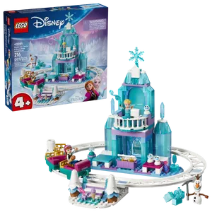  דיסני - טירת הקרח של אלזה והרפתקת רכיבה בשלג LEGO 43281