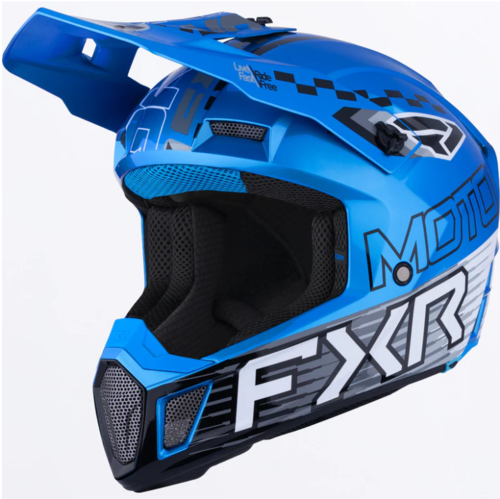 קסדת שטח אפ אקס אר קלאץ FXR CLUTCH כחול\שחור