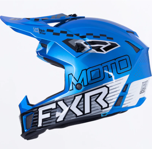 קסדת שטח אפ אקס אר קלאץ FXR CLUTCH כחול\שחור