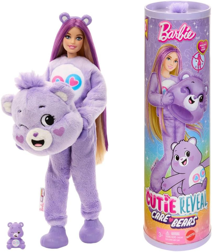בובת ברבי סדרת Cutie מסדרת דובוני אכפת לי עם 10 הפתעות - נדידובונת