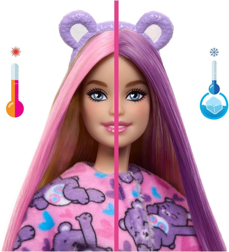 בובת ברבי סדרת Cutie מסדרת דובוני אכפת לי עם 10 הפתעות - נדידובונת