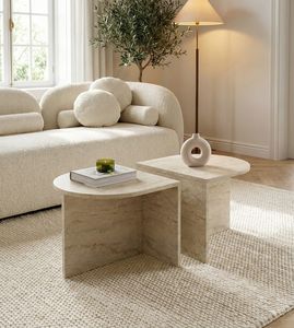 זוג שולחנות סלון דגם יובל