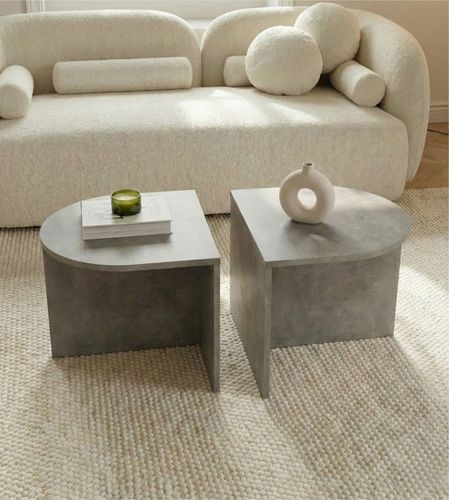 זוג שולחנות סלון דגם יובל