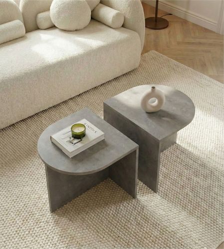 זוג שולחנות סלון דגם יובל