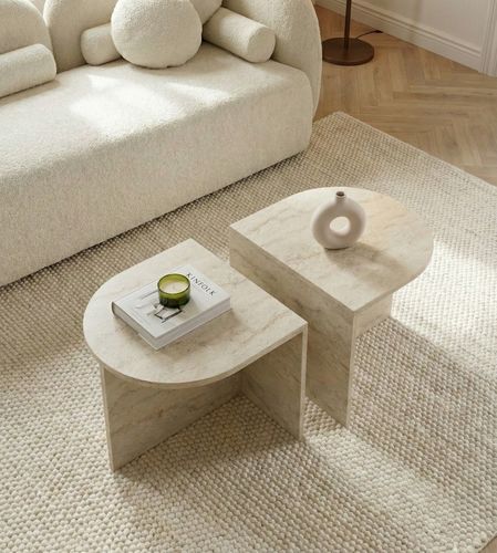 זוג שולחנות סלון דגם יובל