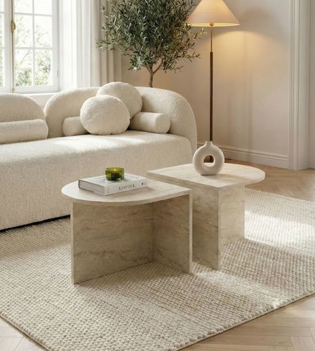 זוג שולחנות סלון דגם יובל