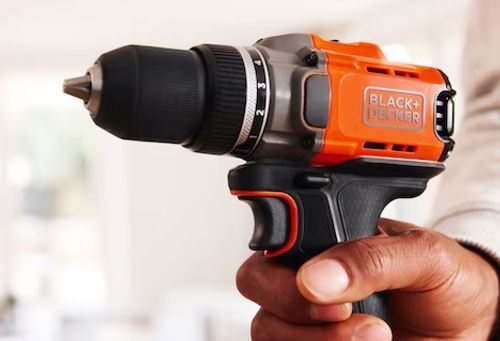 מברגה/מקדחת פטיש Black+Decker BCD383D1XC-QW
