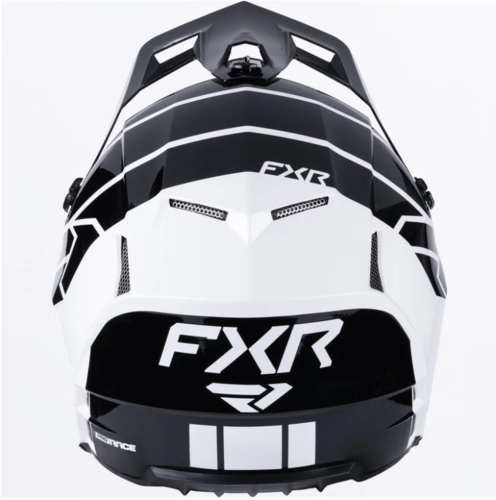 קסדת שטח אפ אקס אר קלאץ FXR CLUTCH שחור\לבן