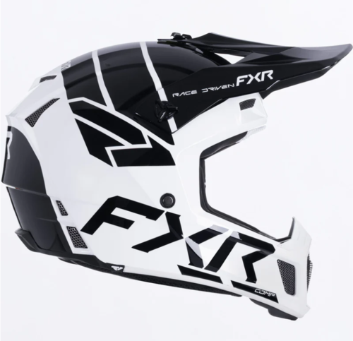 קסדת שטח אפ אקס אר קלאץ FXR CLUTCH שחור\לבן