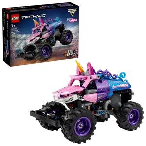  טכני - MONSTER JAM SPARKLE SMASH משוך וסע LEGO 42220