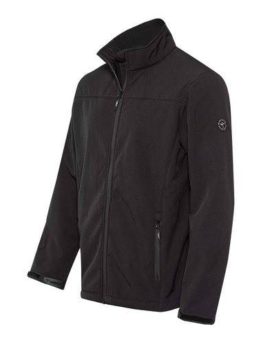 מעיל סופטשל עם פרווה לגבר NORD BLUE דגם RENSDYR SOFTSHELL שחור