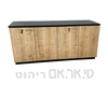 ארונית אחסון נמוכה - 4 דלתות