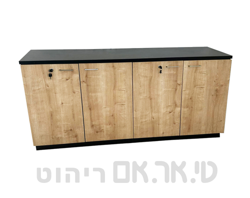 ארונית מלמין נמוכה למשרד 
