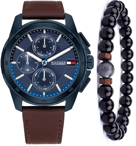 טומי הילפיגר גברים Tommy Hilfiger 1710632 סט צמיד מתנה 