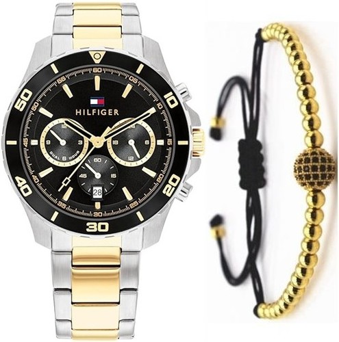 טומי הילפיגר Tommy Hilfiger 1792095 סט צמיד מתנה לגברים