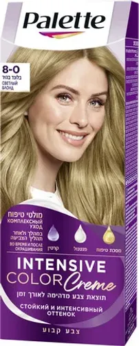 פאלטה קרם צבע שיער בלונד בהיר 8-0
