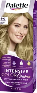 פאלטה קרם צבע שיער בלונד בהיר 8-0
