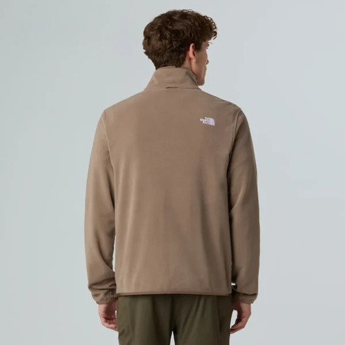 פליס גברים M GLACIER FLEECE JACKET בצבע חום מבית THE NORTH FACE