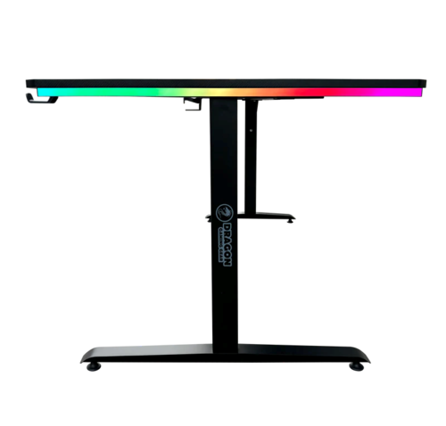 שולחן גיימינג פינתי DRAGON RGB עיצוב רגלי מתכת