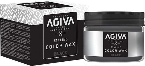 ווקס צובע זמני בצבע שחור Agiva אגיבה Wax Black 120ml
