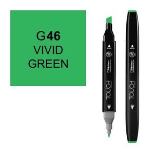 טוש דו צדדי Touch -Vivid Green G 46