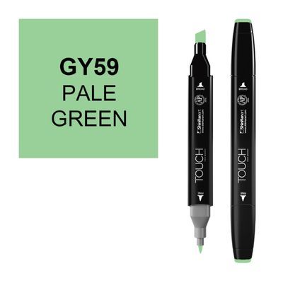 טוש דו צדדי Touch -Pale Green GY 59