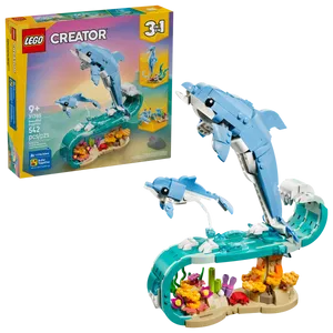 קריאטור - חיות ים: דולפינים יפים LEGO 31385
