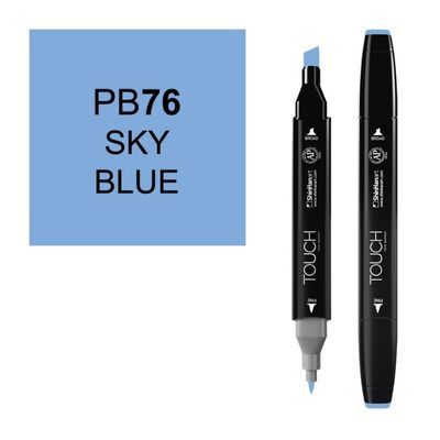 טוש דו צדדי Touch -Sky Blue PB 76